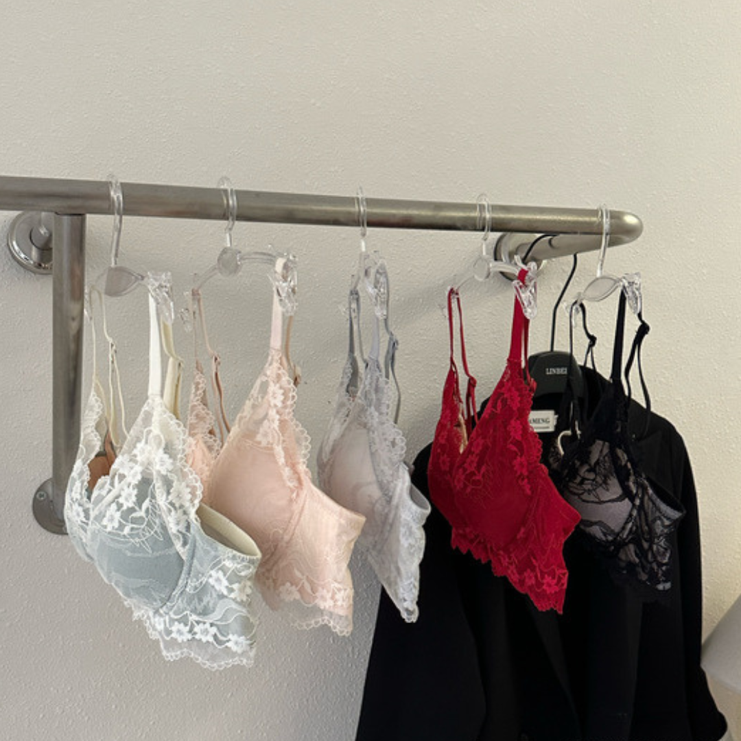 レースランジェリーセット(全5色)0103NA0225:レース 谷間メイク 副乳カバー