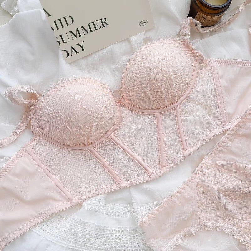 【5/2新作】フェミニンリフトブラ&ショーツセット(全4色)0102NA0524