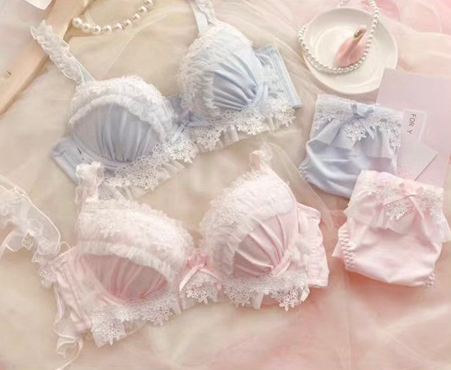 【6/13新作】プリンセスフリルブラ&ショーツセット(全2色) 0104NA0624