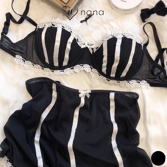 ふりふりメイドブラ&ショーツセット0105NA0525