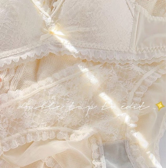 【8/15新作】パステルジャスミンブラ&ショーツセット(全4色) 0106NA0824