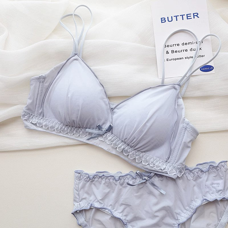 パステルフリルブラ&ショーツセット(全3色)0107NA0923