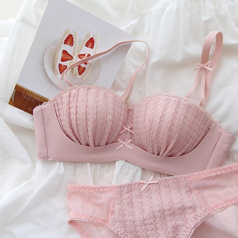 【10/31新作】スウィートガーリーブラ&ショーツセット(全4色) 0110NA1024