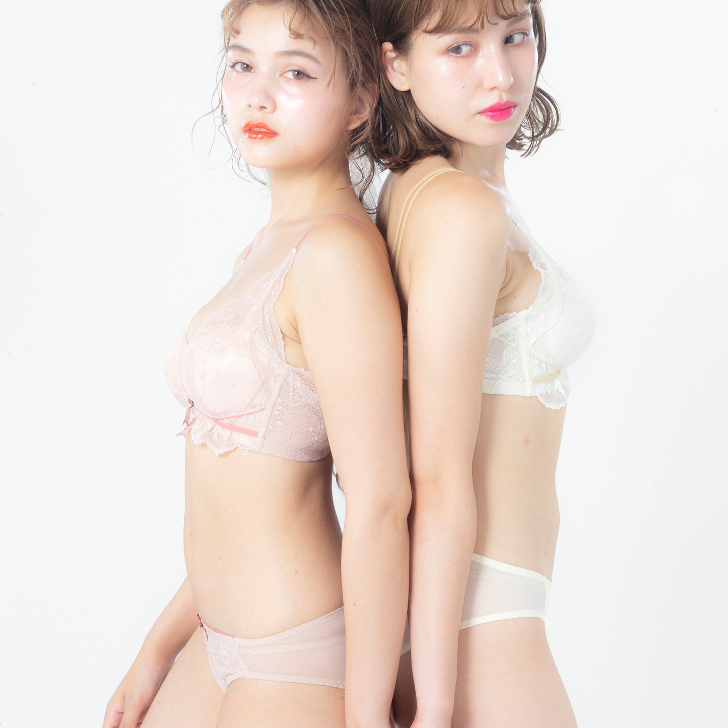 パステルフリルケーキブラ&ショーツセット(全3色)018NA0621