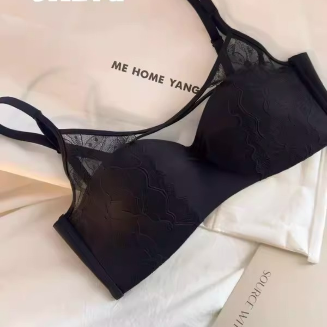 【11/6新作】艶めきレースブラ&ショーツセット(全4色)0101NA1125:クロスデザイン　盛れる　レース