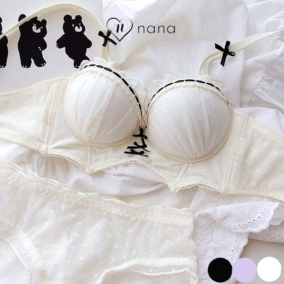 ドーリーシフォンブラ&ショーツセット(全3色)0101NA0324